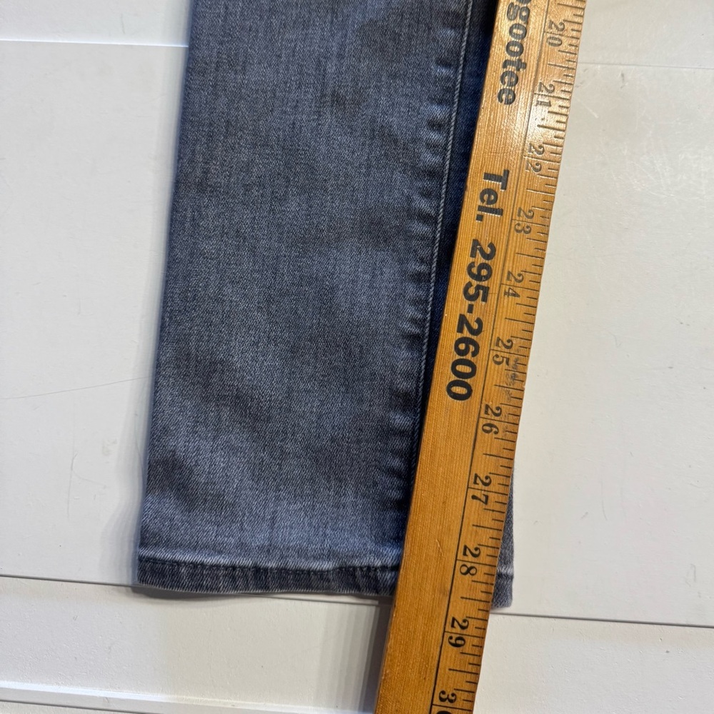 AG Adriano Goldschmied Size 26R Prima Cigarette Leg Skinny Jeans Gray Blue - Picture 2 of 6